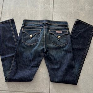 Hudson Jeans Straight Leg Size 27 Dark Denim